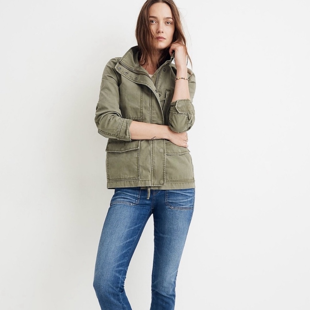 Madewell Passage Surplus Military Jacket - Size XS - Picture 3 of 10